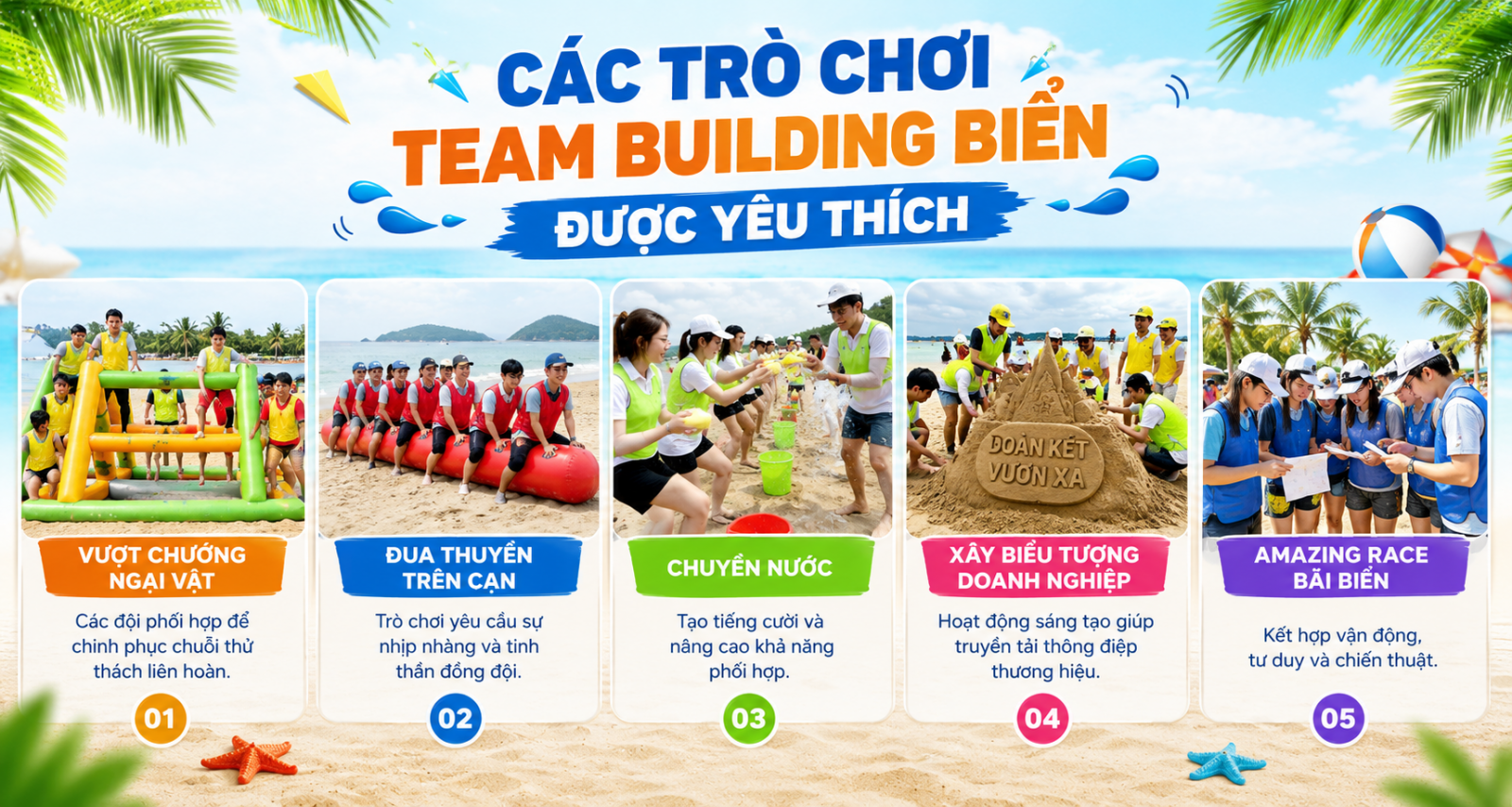 trò chơi team building do nhà hava entertainment