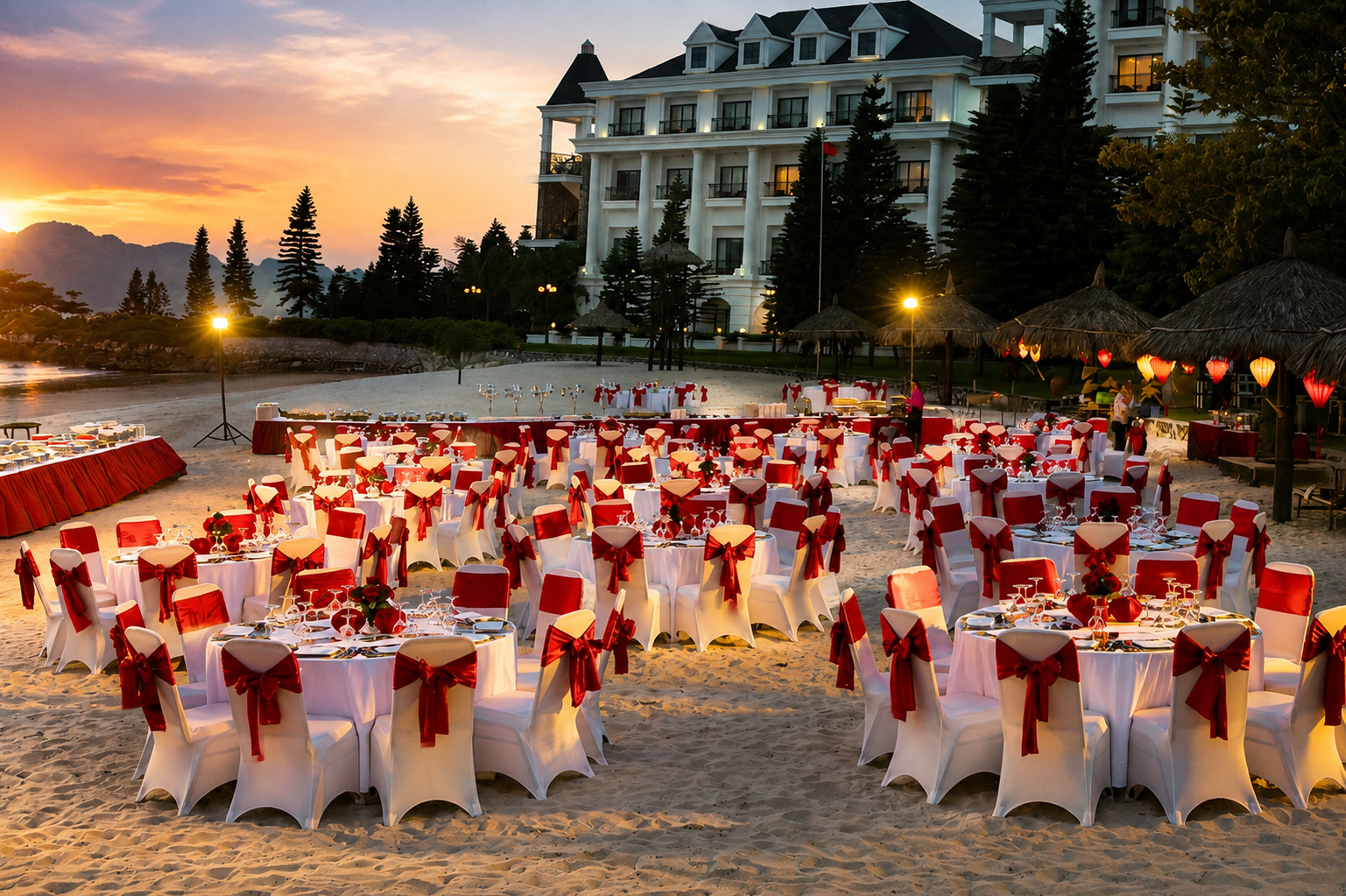 Các resort 5 sao ven biển Đà Nẵng là địa điểm lý tưởng cho Gala Dinner