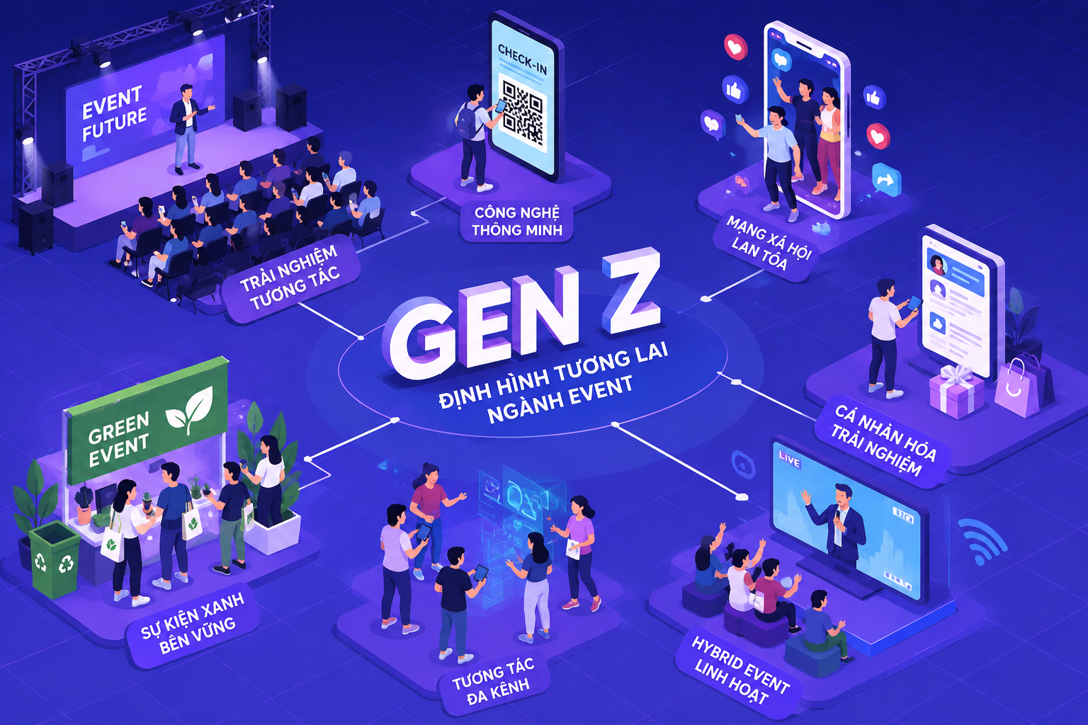 Gen Z trở thành nhóm khách hàng ảnh hưởng đến ngành tổ chức sự kiện