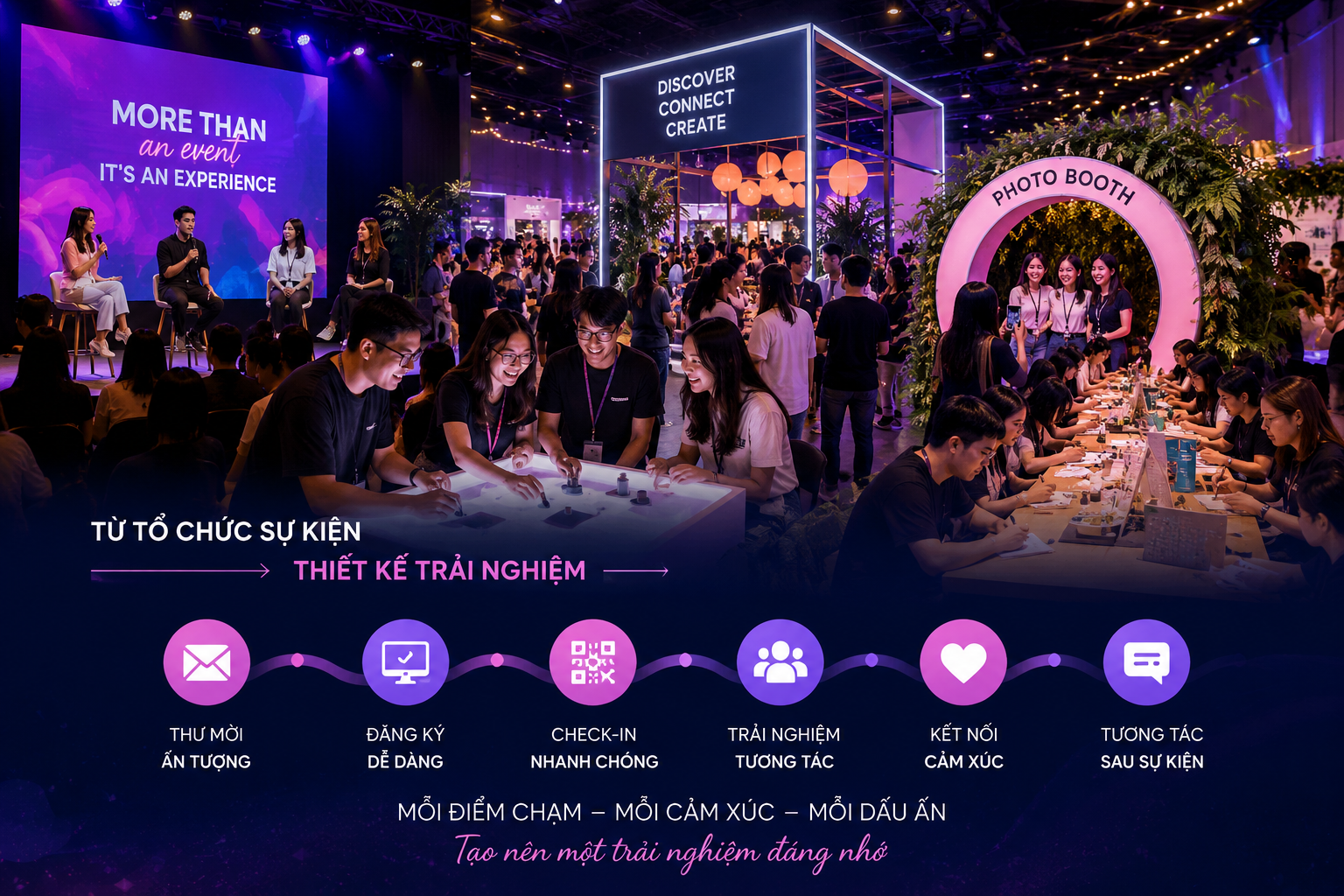 Xu hướng thiết kế trải nghiệm trong tổ chức sự kiện hiện đại