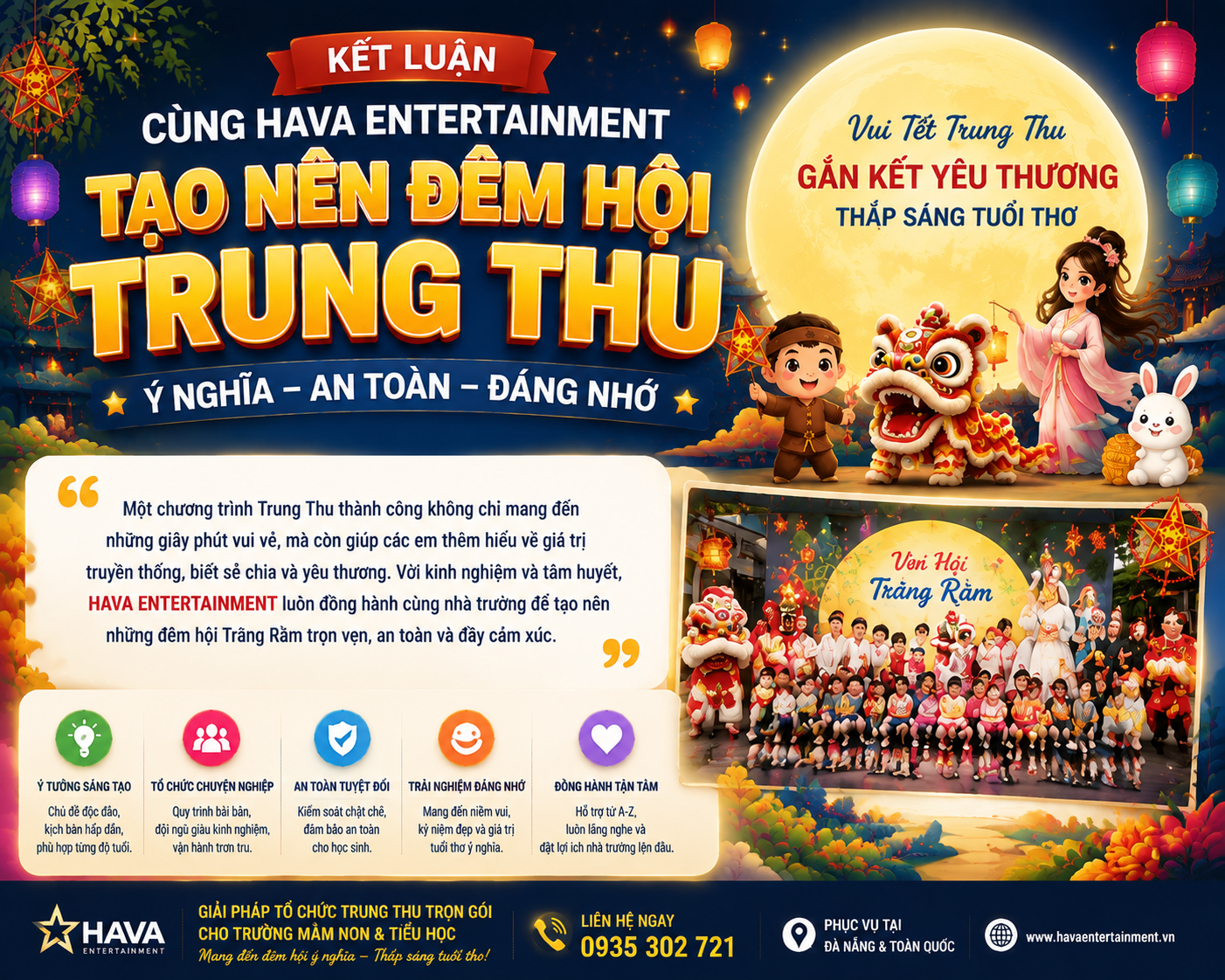 Nụ cười trẻ thơ vui Trung Thu