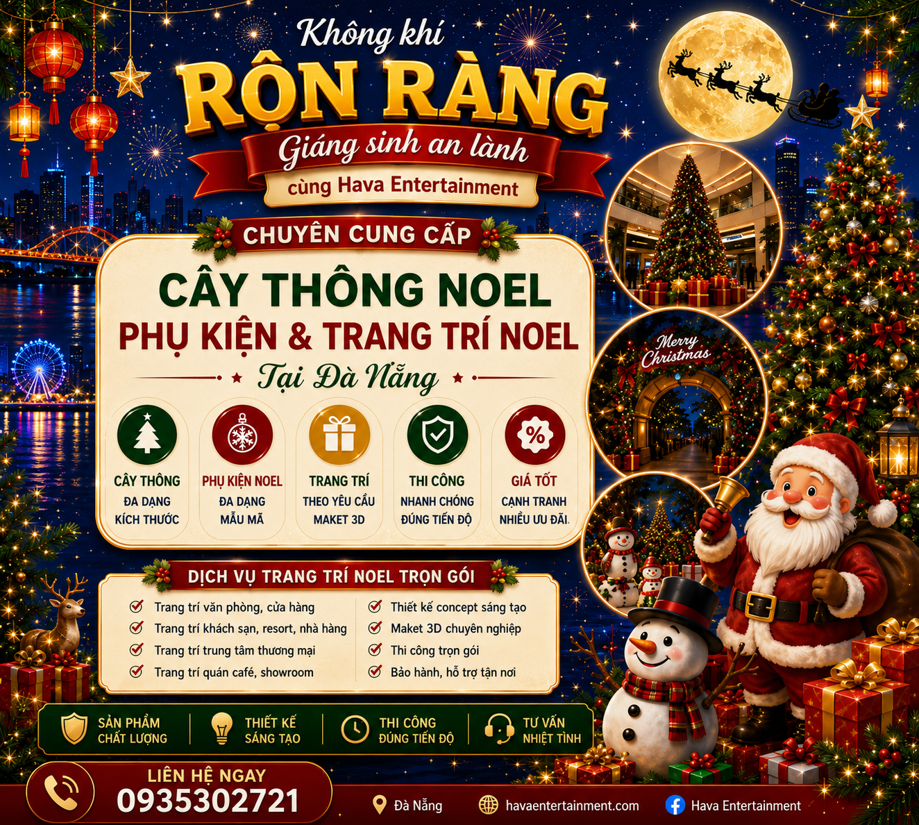 Trang Trí [Noel] Đà Nẵng | Hava Entertainment